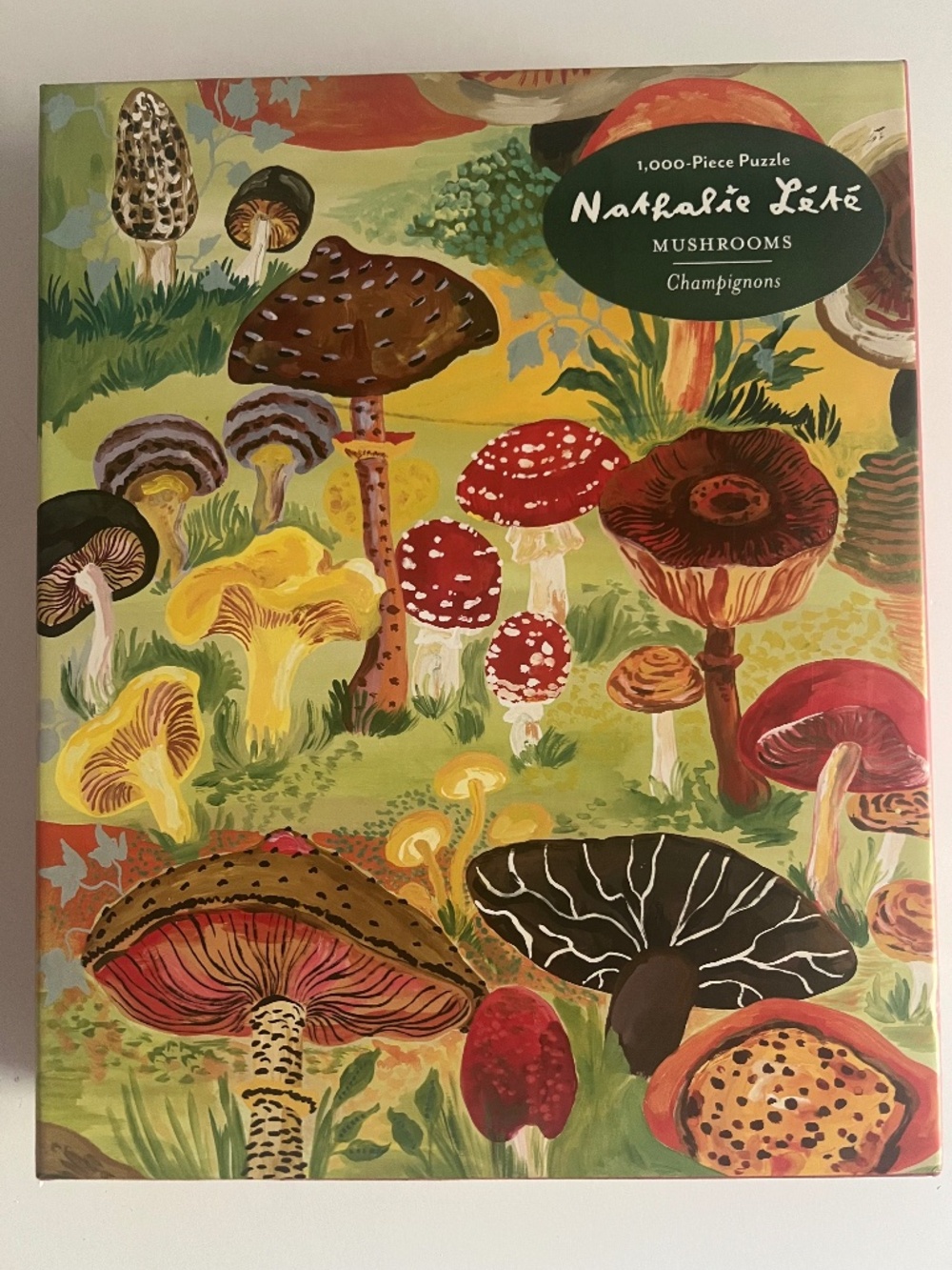 Nathalie Lete Puzzle Mushrooms Champignons 1000 Piece complete Puzzle